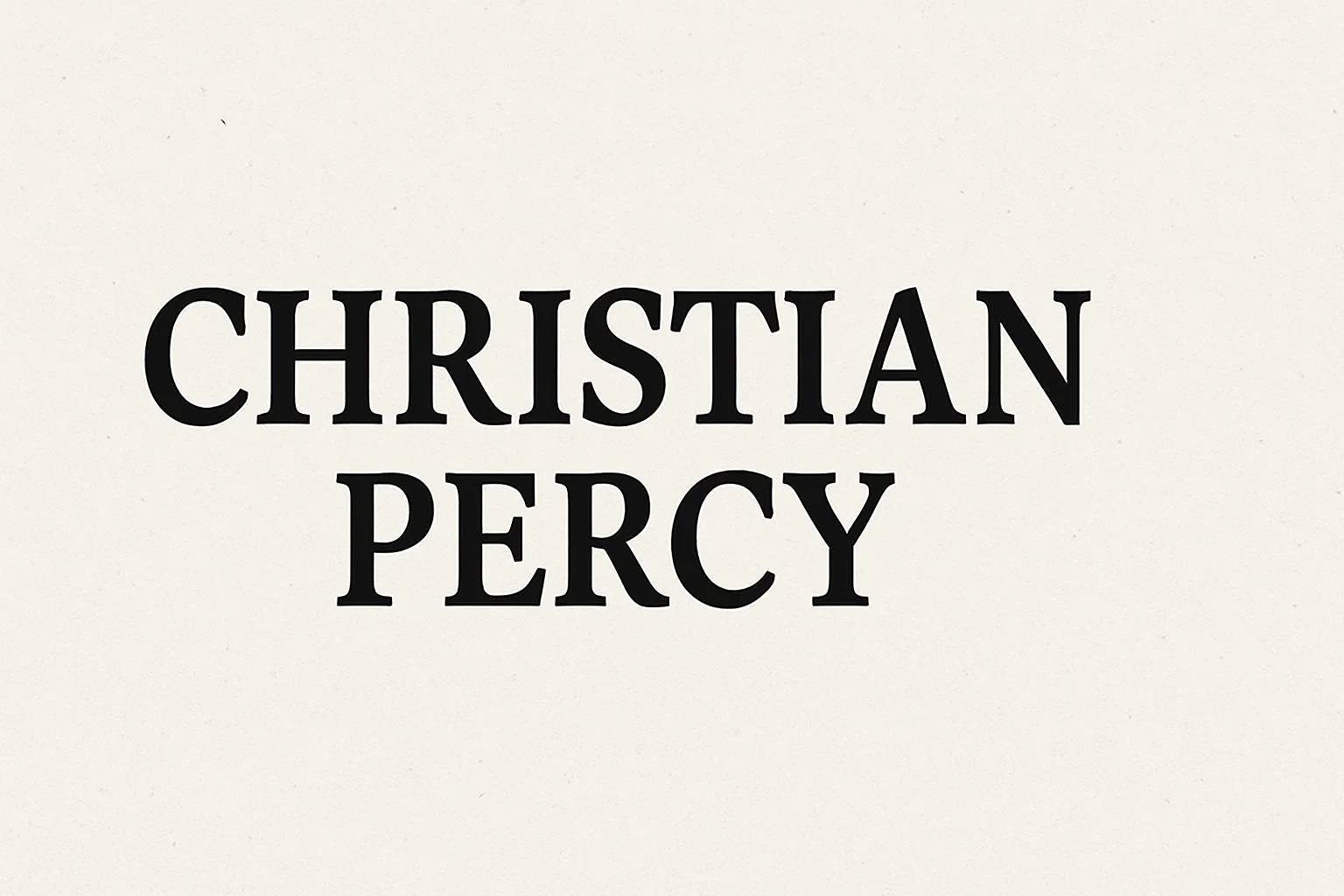 The Inspiring Journey of Christian Percy: A Life of Faith, Vision, and Purpose